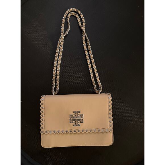 Tory Burch Beige Crossbody with Adjustable Strap, GUC - Picture 2 of 4